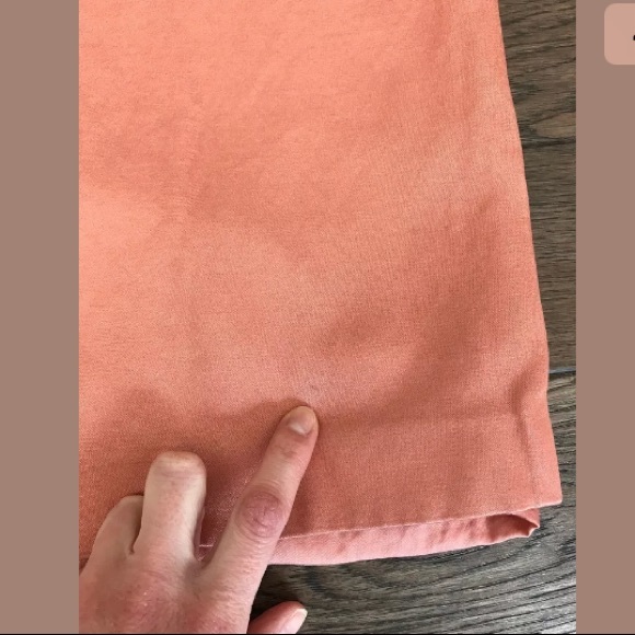 Talbots Women’s Silk Pencil Skirt Peach 4 - Picture 3 of 8